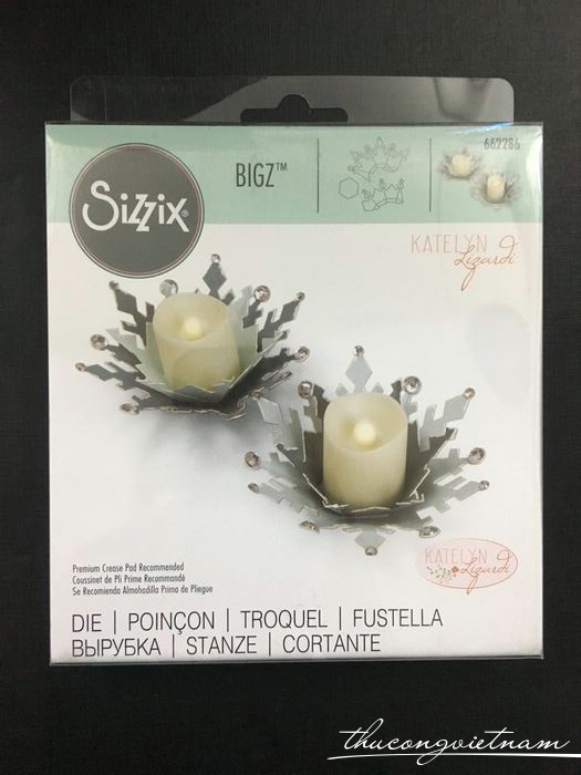 662286-Khuôn cắt Sizzix Bigz Die Snowflake Centerpiece